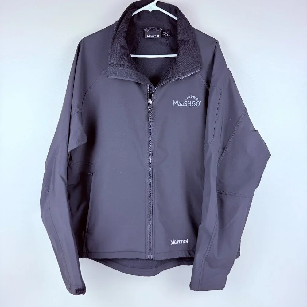 Marmot Softshell Jacket NWOT – Fleece Lined, Water-Resistant, Black (Men’s L)